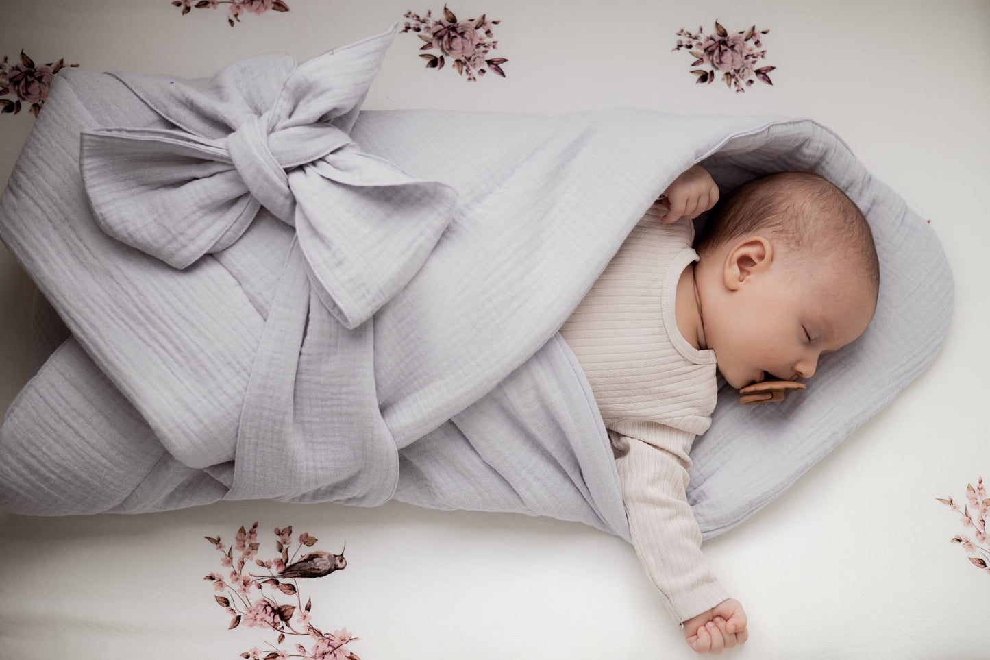 Natural Baby Saco Capazo Bebé Muselina Premium_2