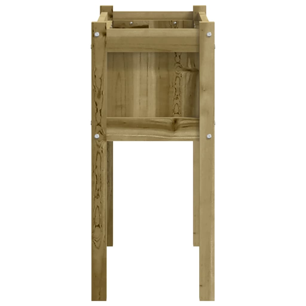 Jardinera Con Patas Madera De Pino Impregnada 70x31x70 Cm_5
