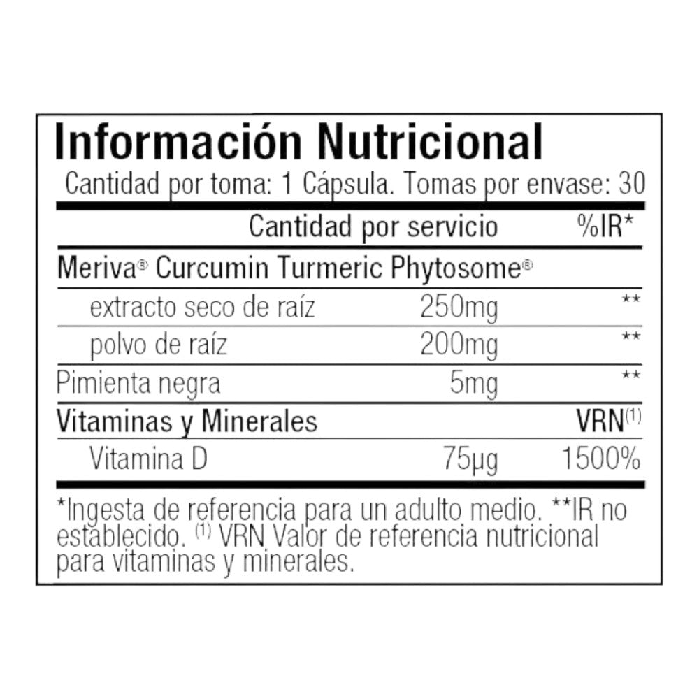 Meriva Curcumin Turmeric 30 Caps_1