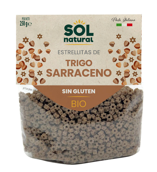 Estrellitas de Trigo Sarraceno Sin gluten Sol Natural BIO 250 g