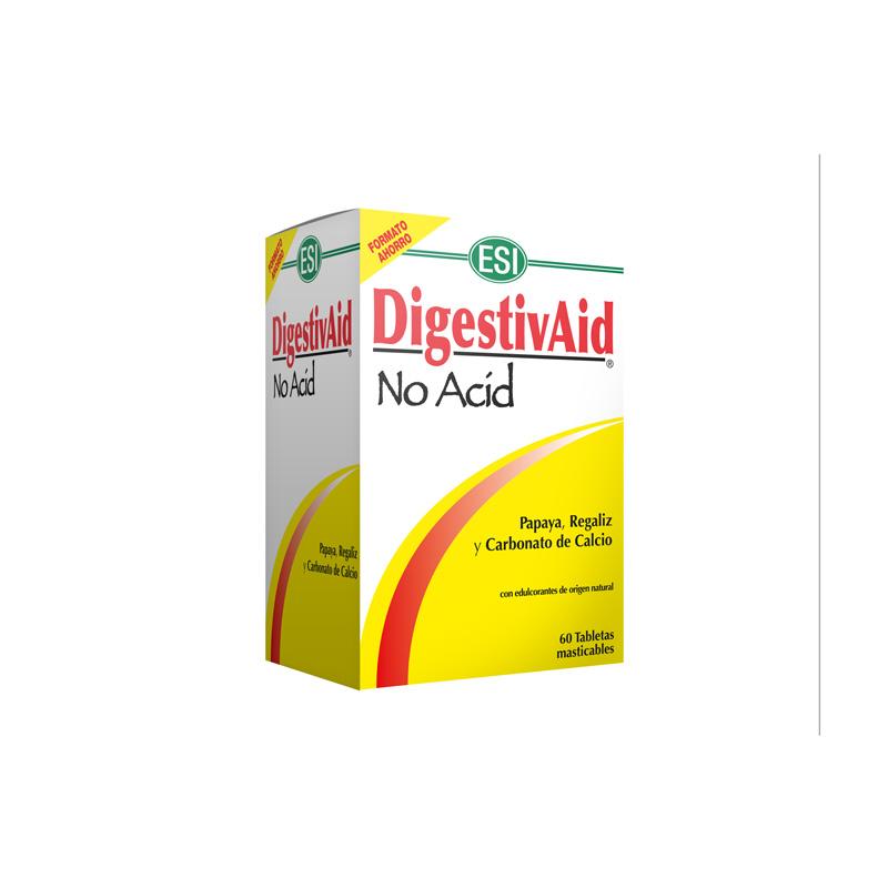 Digestivaid No Acid Esi  12 tabletas