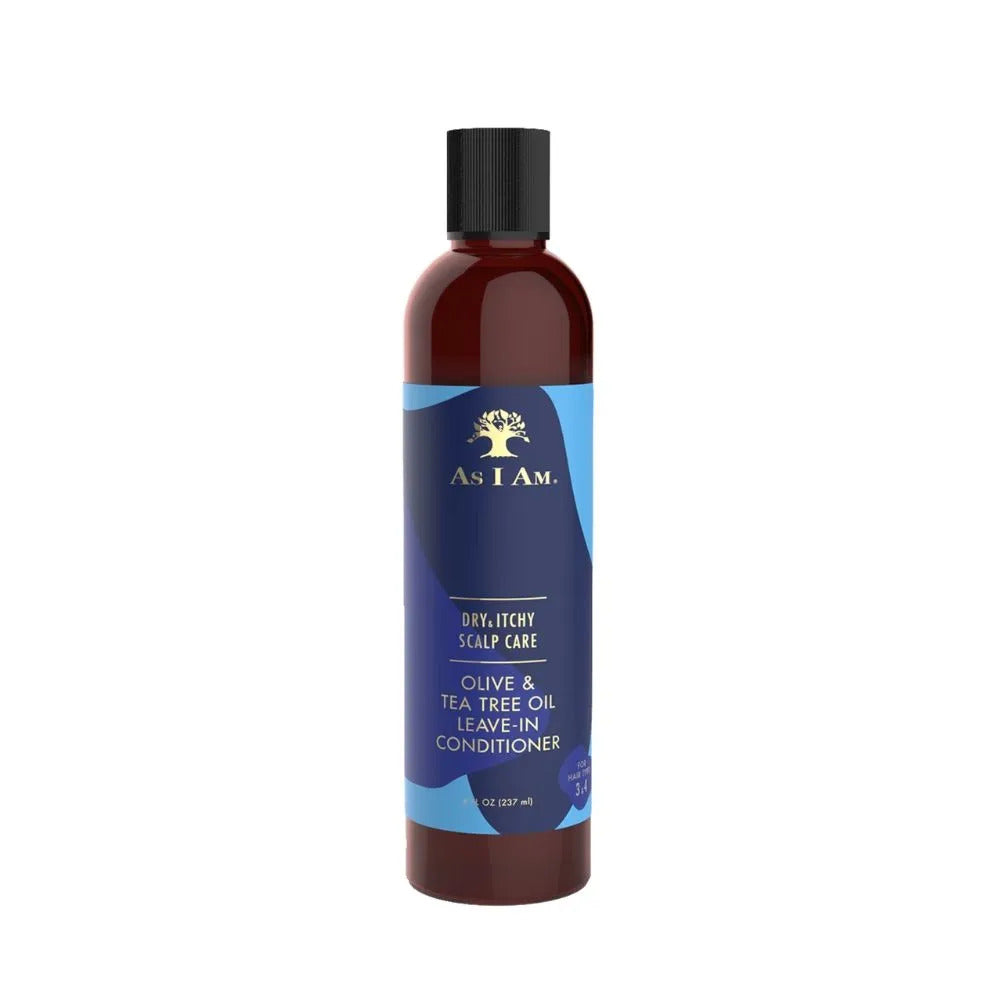 Leave-in Tea Tree Y Aceite De Oliva Dry And Itchy As I Am 237ml_0