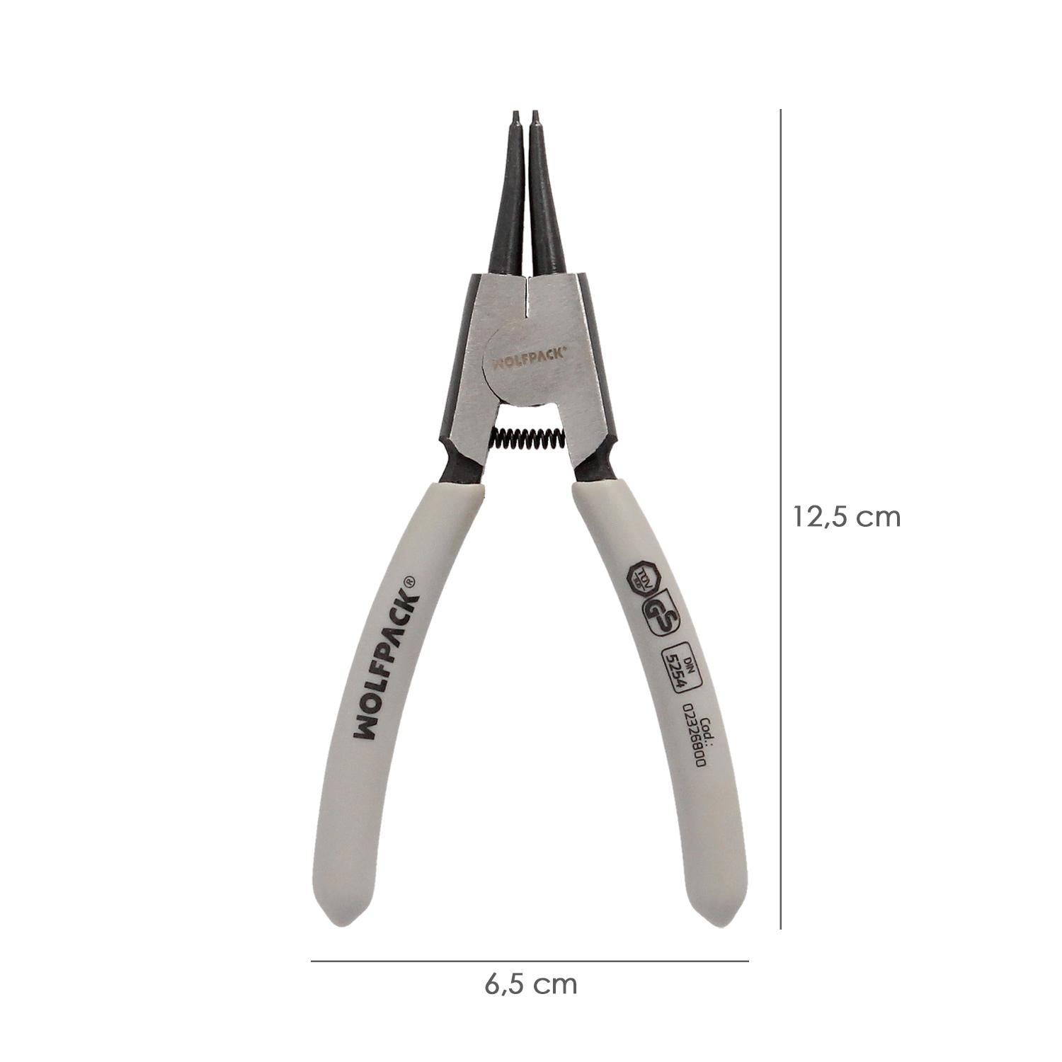 Alicates Arandelas Exteriores Recto 125 Mm. Acero Din 5254. Anillos De Presion, Anillos De Retención, Arandelas Circlips