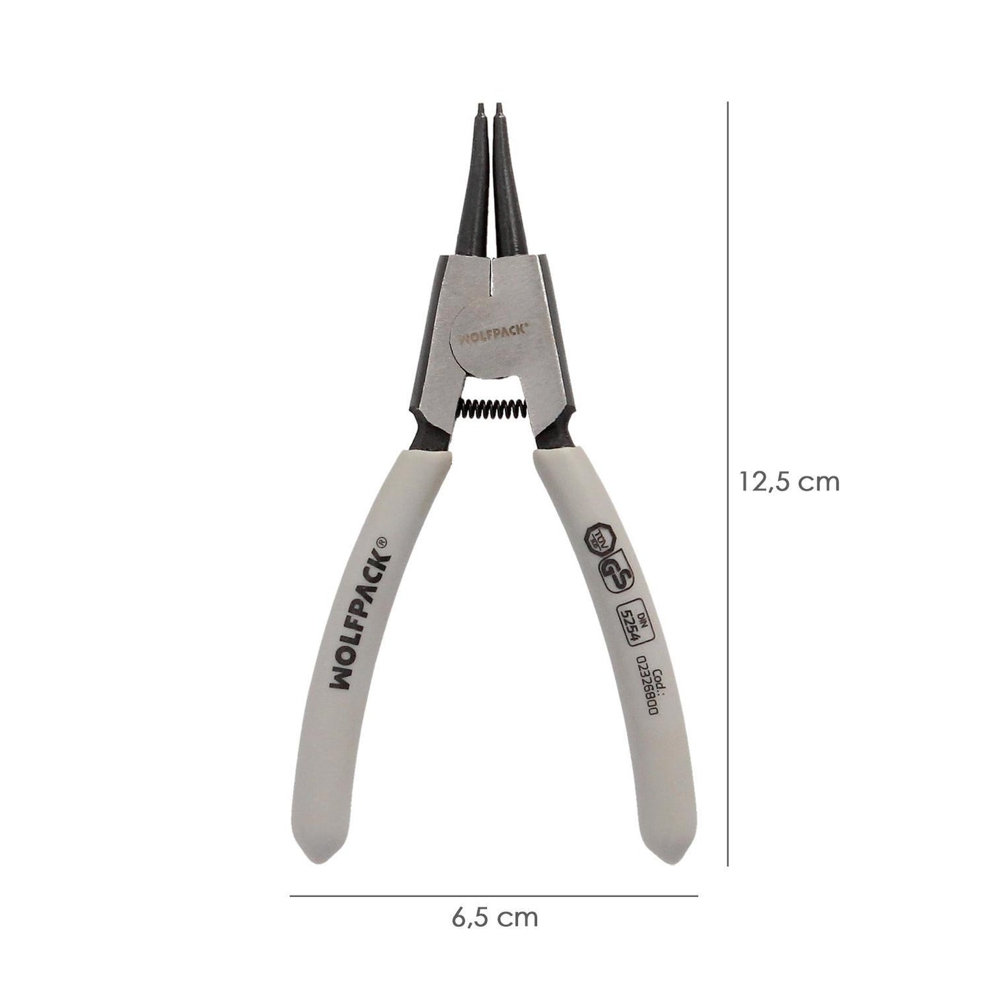 Alicates Arandelas Exteriores Recto 125 Mm. Acero Din 5254. Anillos De Presion, Anillos De Retención, Arandelas Circlips