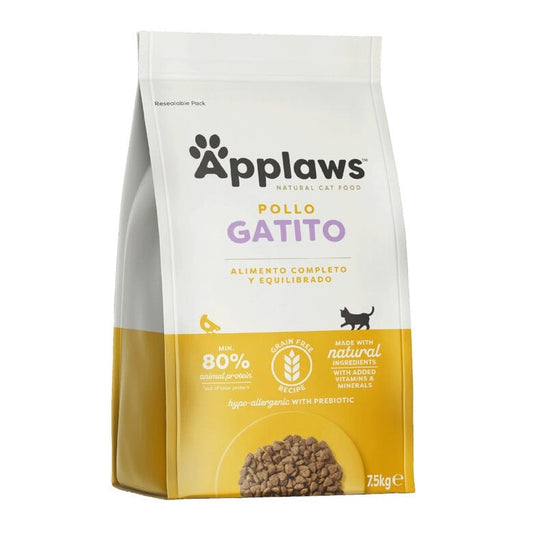 Applaws Cat Dry Kitten Pollo 7,5 g Pienso natural para gatitos grain free