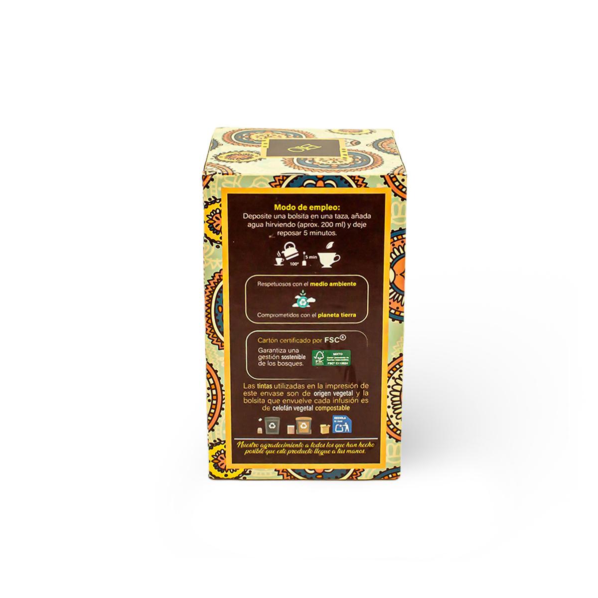 Té Rooibos Vainilla para infusión Artemis Bio 20 bolsitas