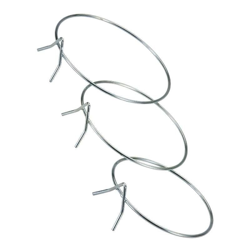 Soporte Maceta Pared Zincado 14 Cms