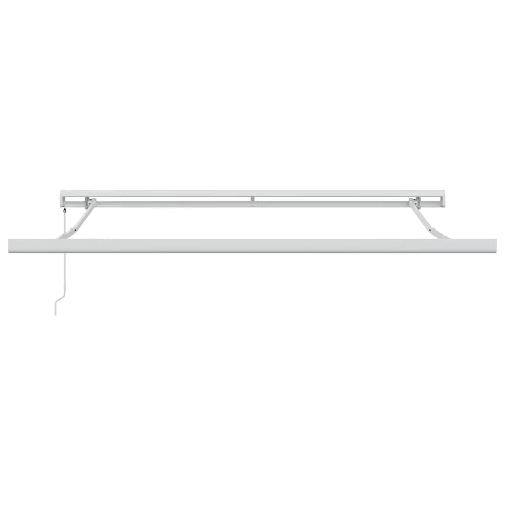 Toldo Retráctil Aluminio Y Tela Gris Antracita Y Blanco 3x2,5 M_5