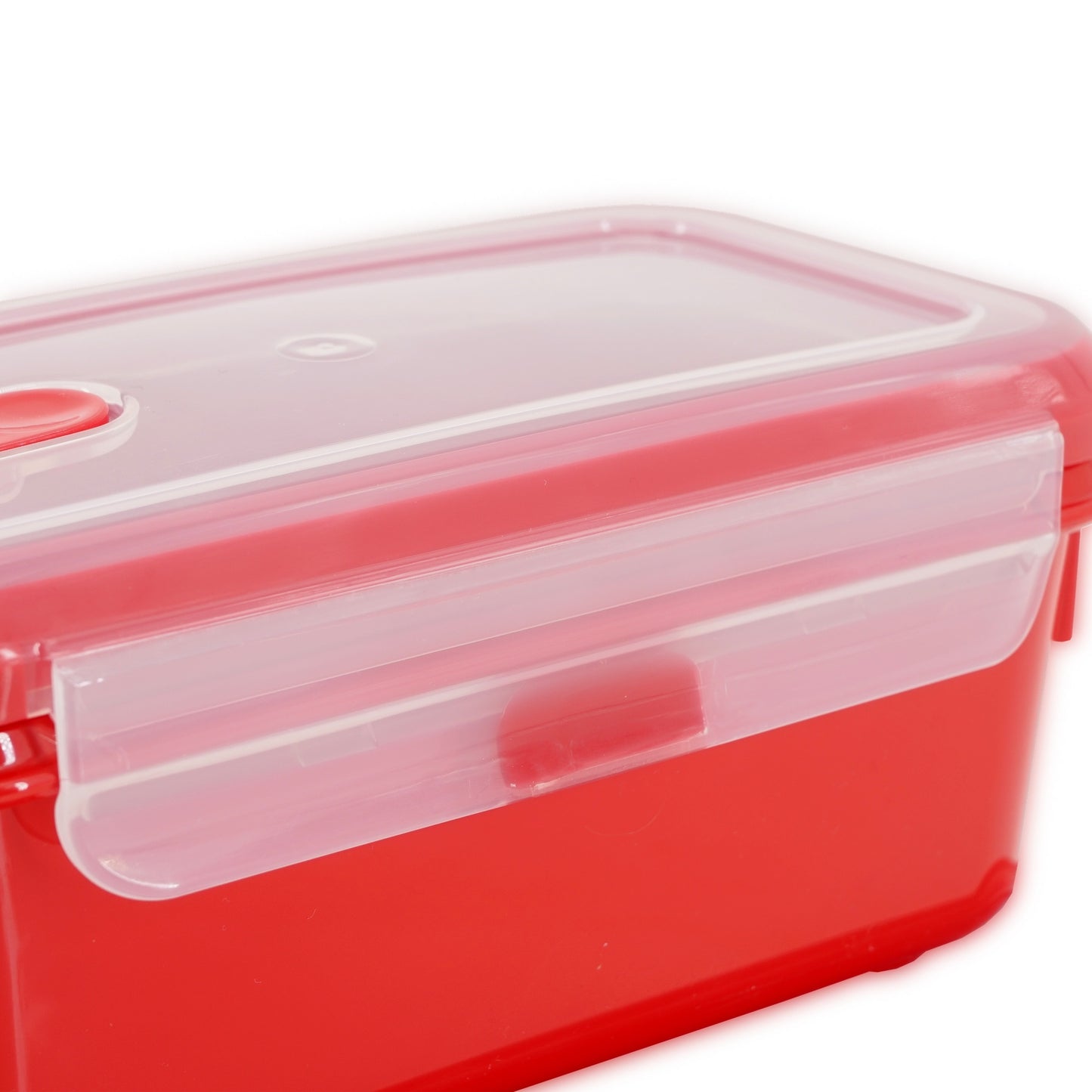 Hermético Super Lock Micro 1,9 L., Apto Para Cocinar Al Vapor En El Microondas, Ideal Transporte Y Almacenamiento De Alimentos, Cierre Clip, Válvula