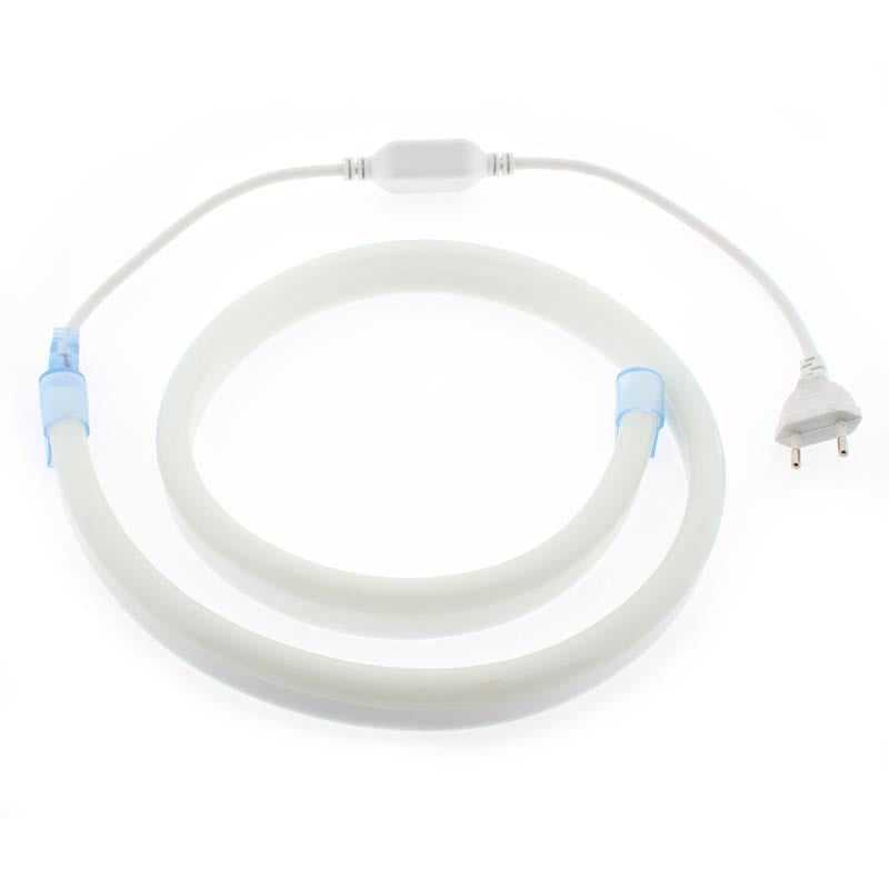 Led Neon Flex Monocolor, 220v, 14x26mm, 1 Metro, Azul_4