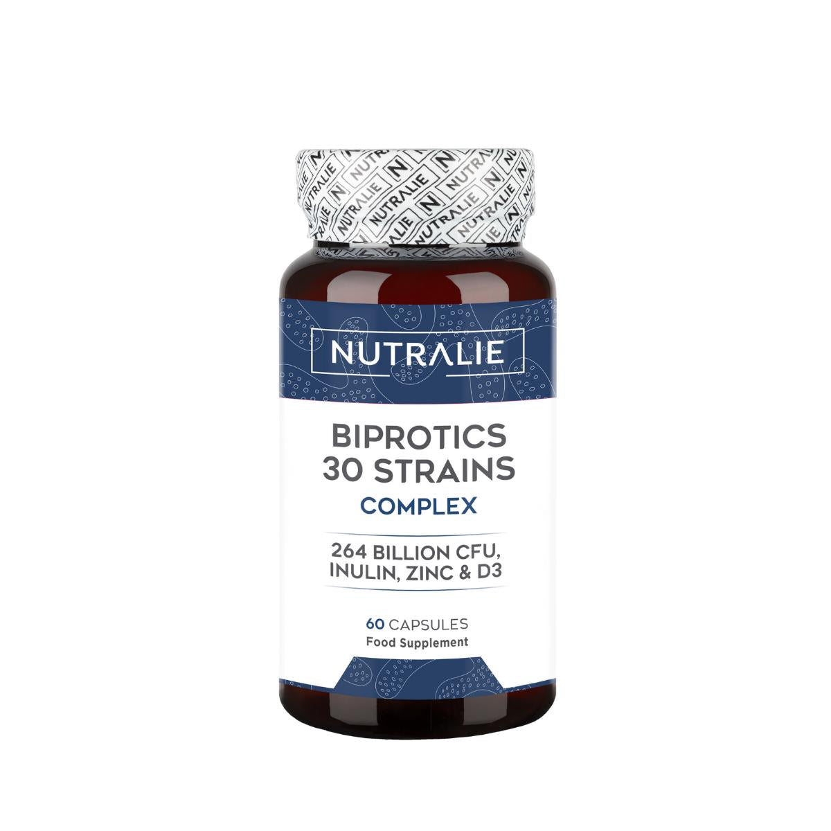Probióticos intestinales 30 cepas Nutralie 60 cápsulas