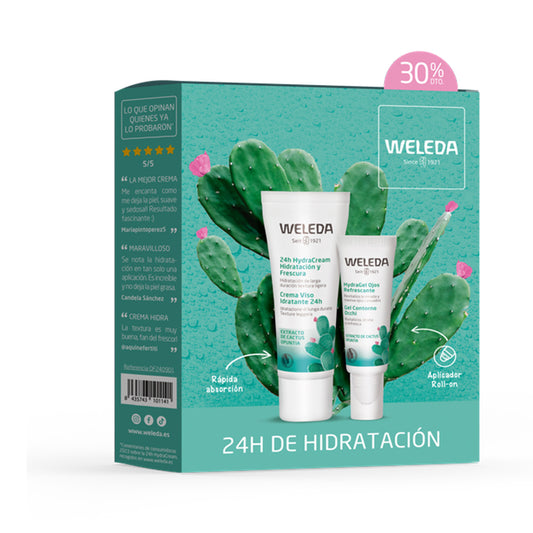 Cofre Hidratación 24h - Crema + Contorno, Weleda