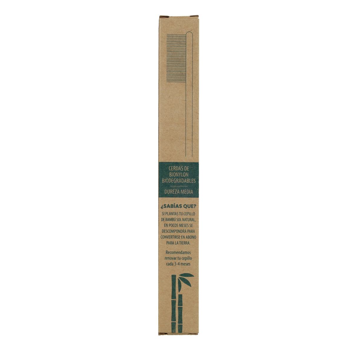 Cepillo dental de bambú adulto Sol Natural