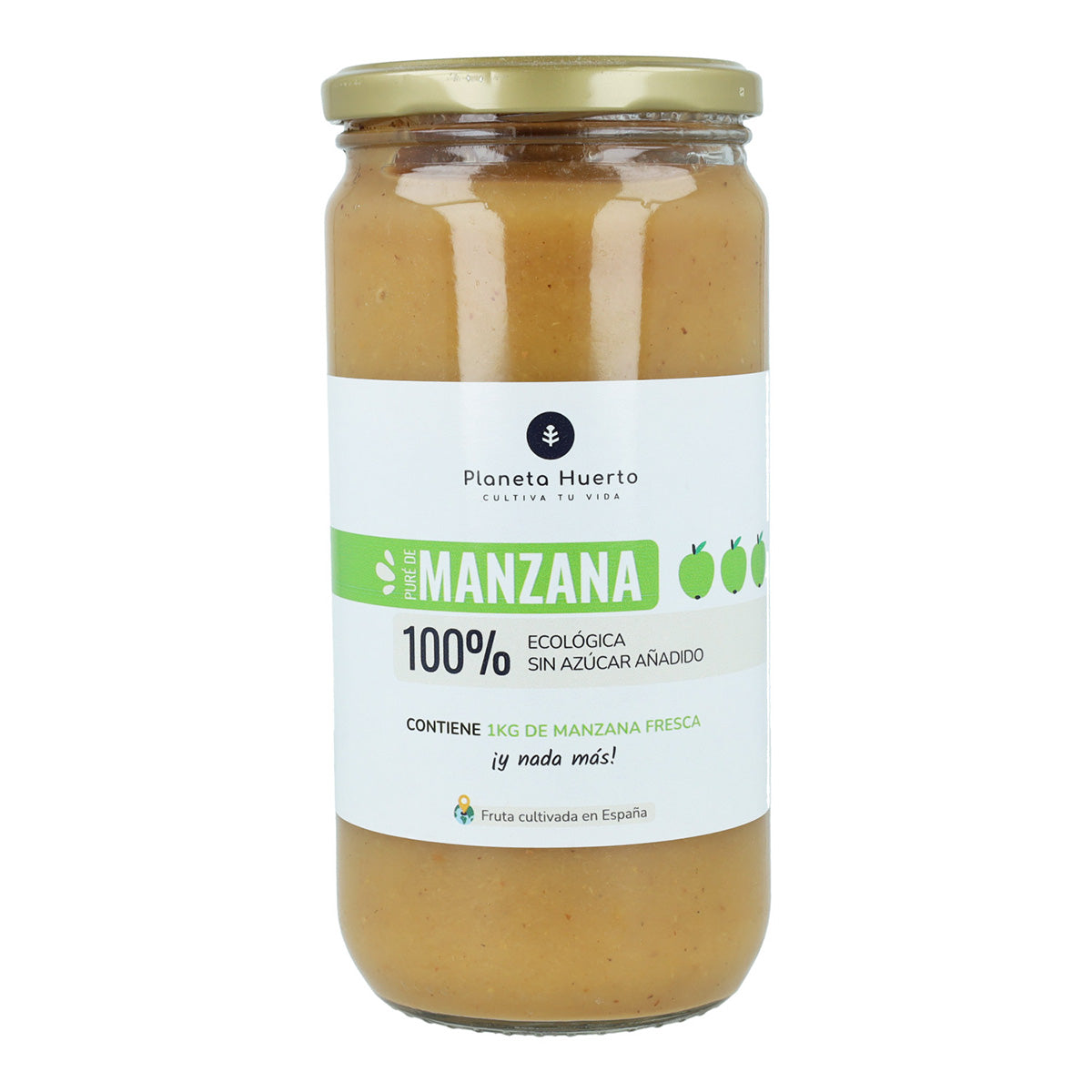 Compota de Manzana sin azúcar Eco Planeta Huerto 700 g