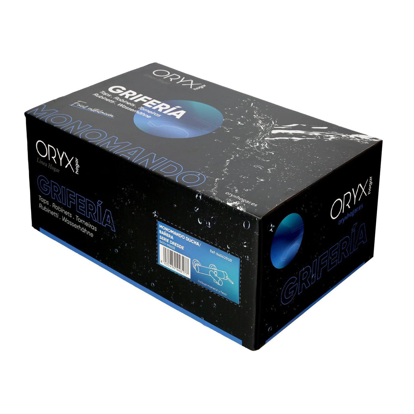 Monomando Bañera / Ducha Dresde Grifo Baño, Grifo Encimera, Grifo Cocina, Grifo Mezclador. Cartucho Ceramico Ø 35 Mm.