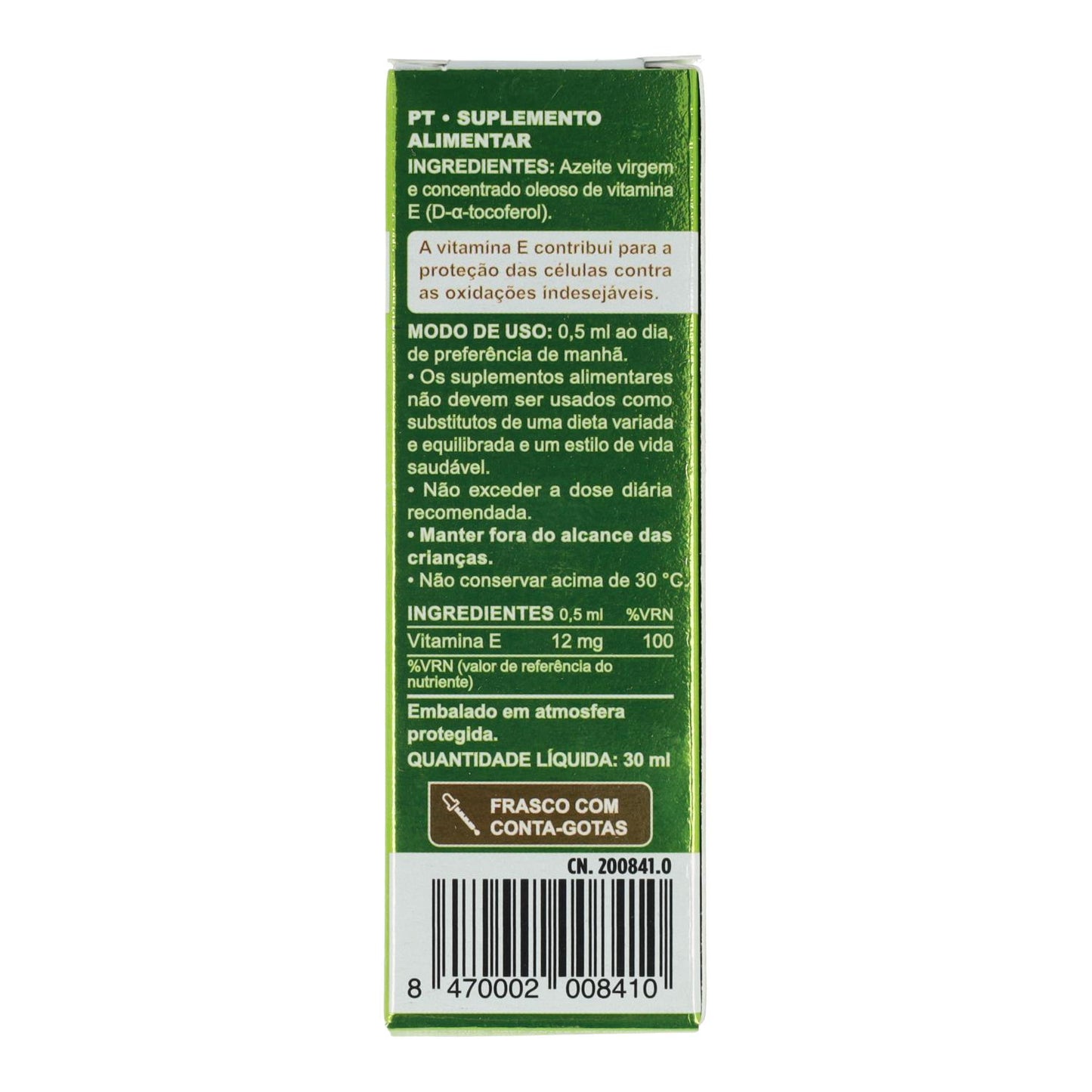 Vitamina E Líquida Marnys, 30 ml