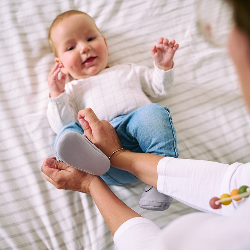 Booties De Porteo, Momawo, Color Grey. Talla 1