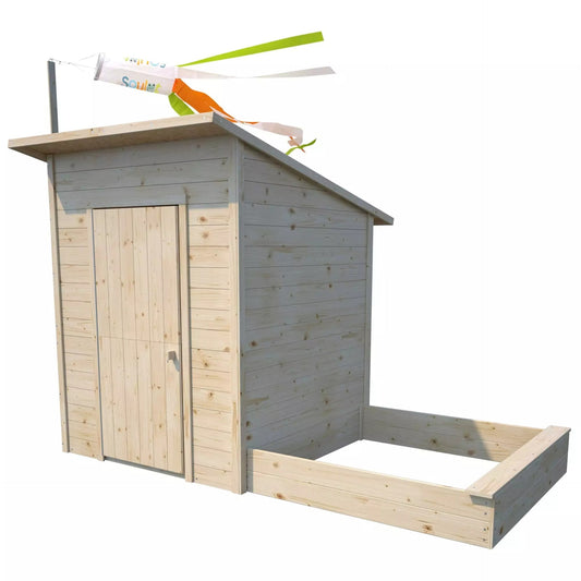 Casita infantil de madera con arenero Palm Springs Soulet