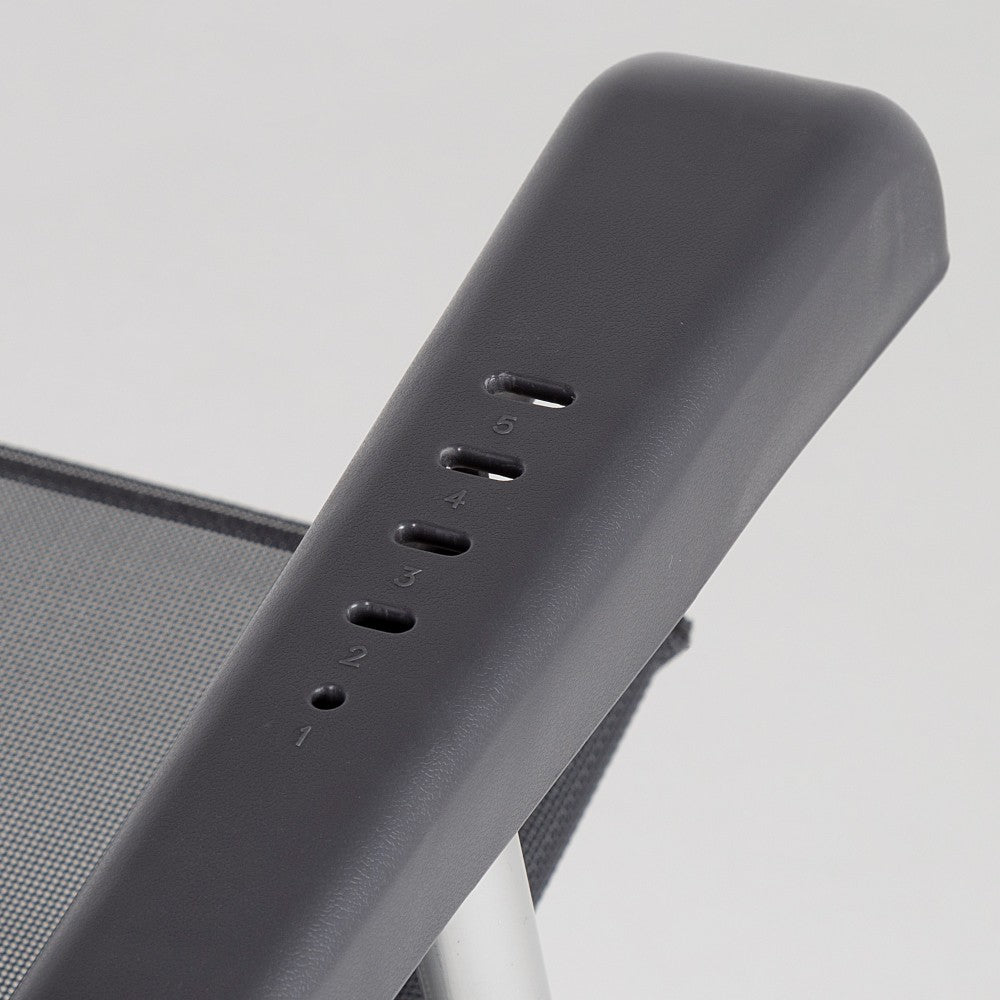 Silla Plegable Camping Multiposición Gris Oscuro C/cojín Aktive_5