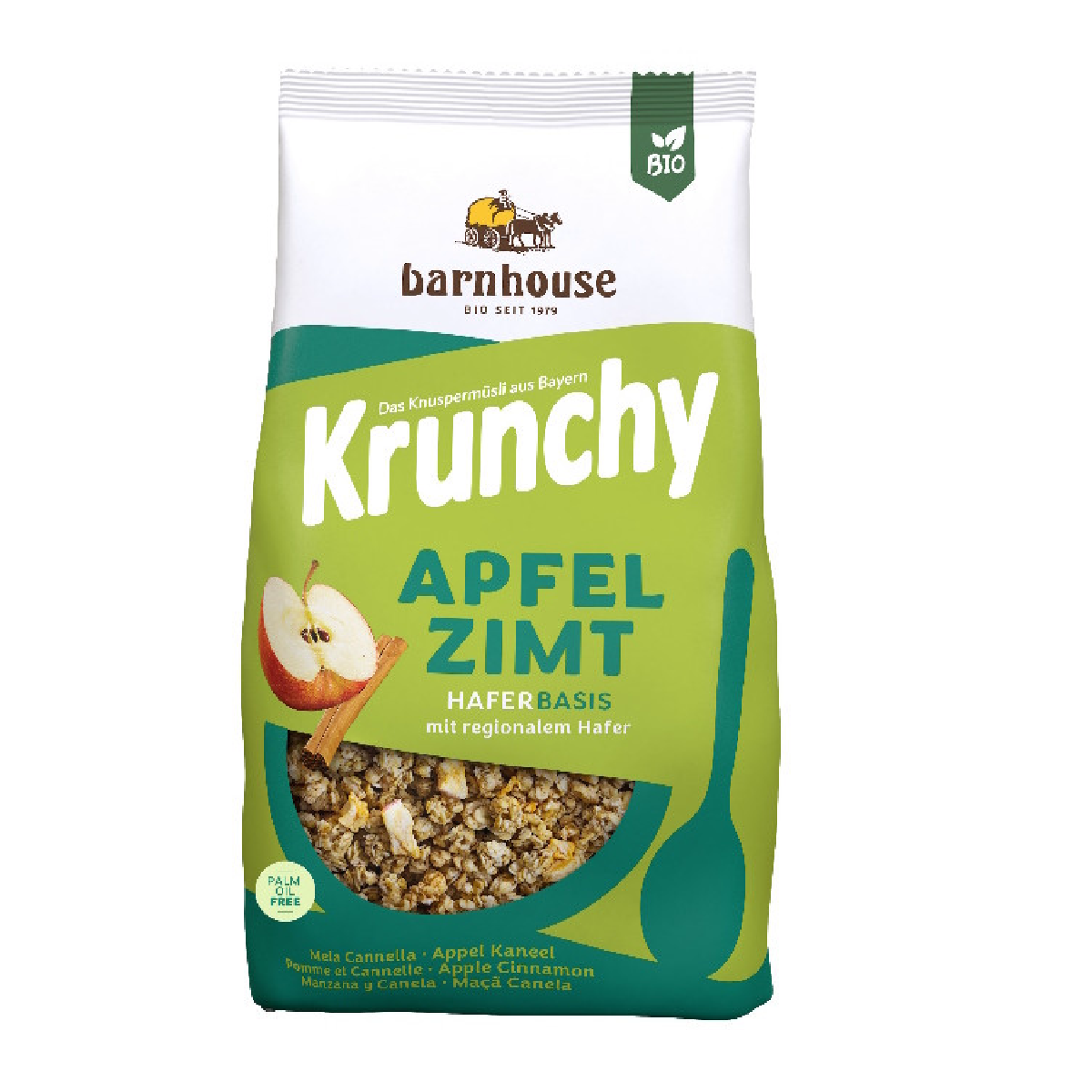 Muesli Krunchy Manzana y Canela Barnhouse formato familiar 1.25 Kg