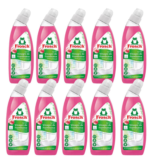 Pack 10x Gel Wc Vinagre Frambuesa Frosch 750Ml