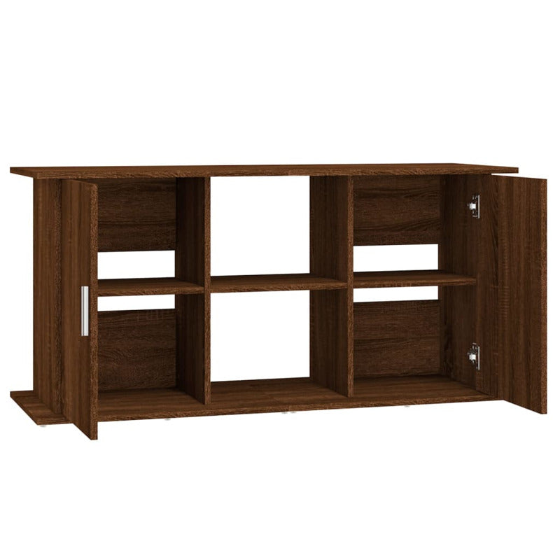 Vidaxl Soporte De Acuario Madera Ingeniería Marrón Roble 121x41x58 Cm_5