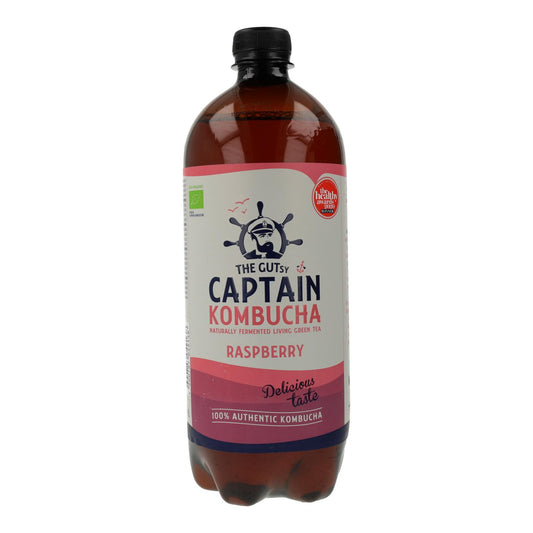 Bebida Kombucha BIO frambuesa Captain Kombucha 1 L