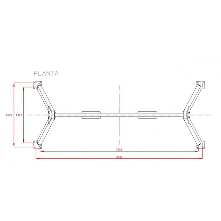 Columpio Doble De Madera Masgames Draco (asientos Planos) Superficie De Arena, Tierra O Cesped.