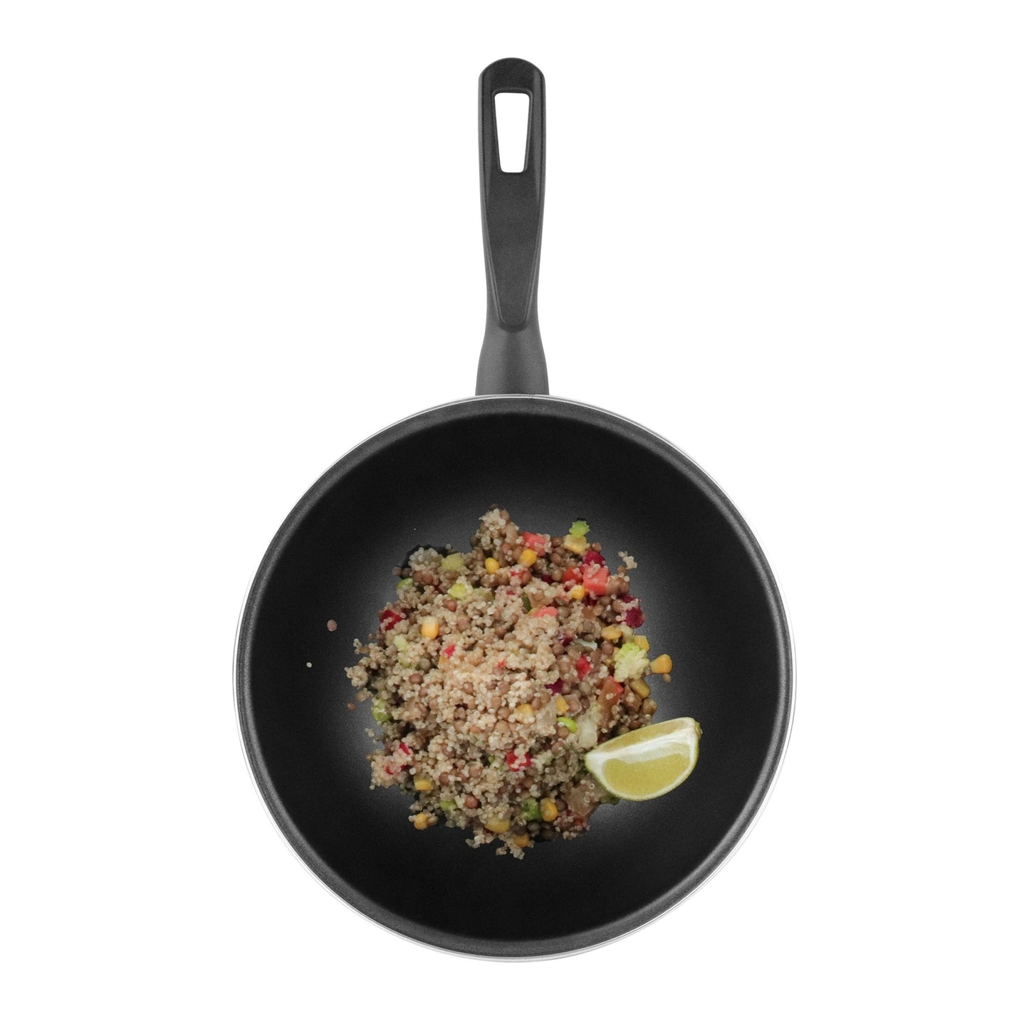 Wok 'sr' Ø28cm Acero Esmaltado Rojo Magefesa_5