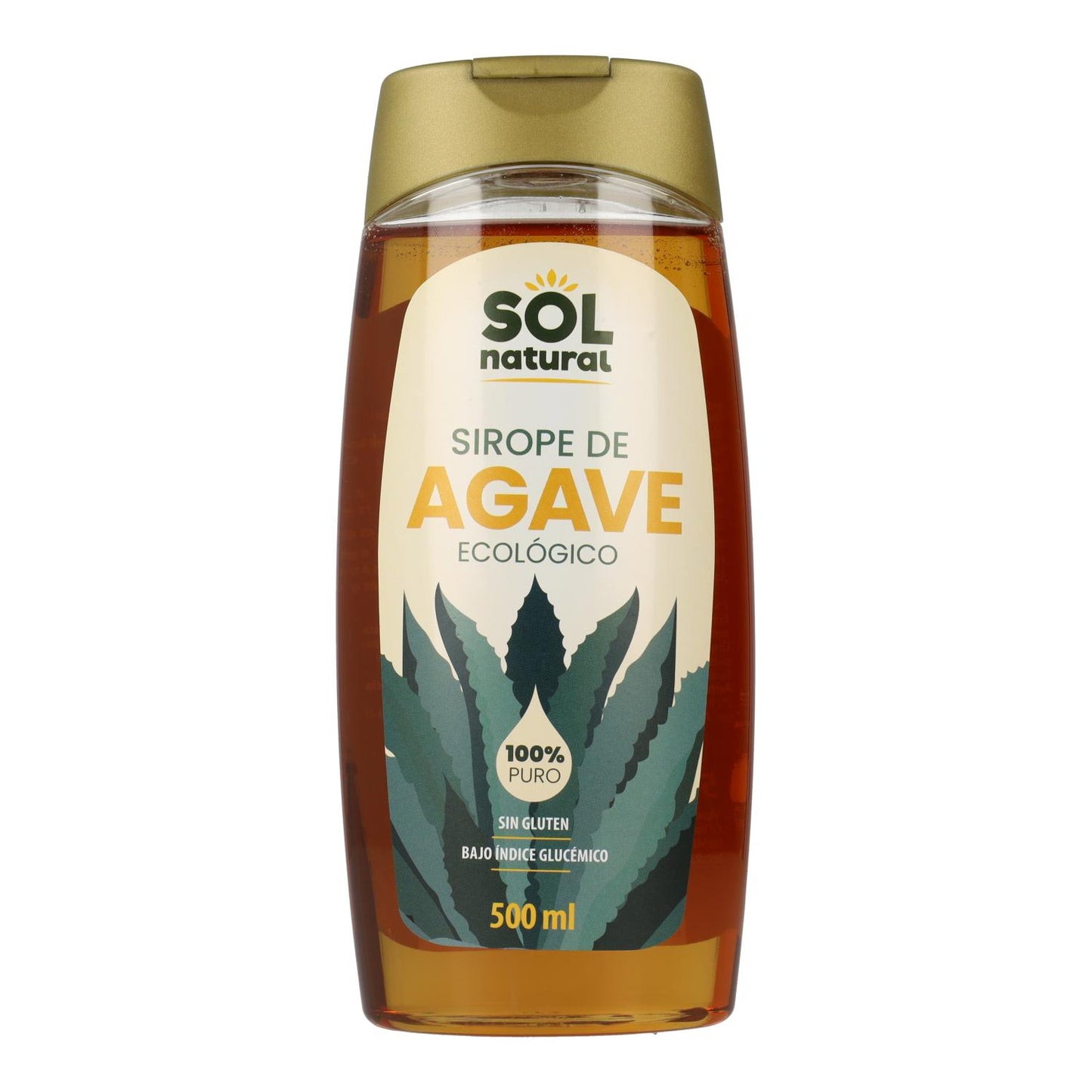 Sirope de agave 100% Puro bio Sol Natural 500 ml