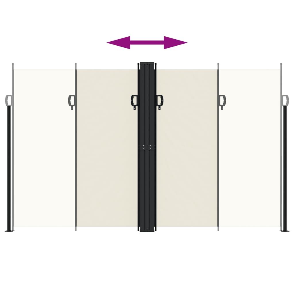 Vidaxl Toldo Lateral Retráctil Crema 200x1200 Cm_4
