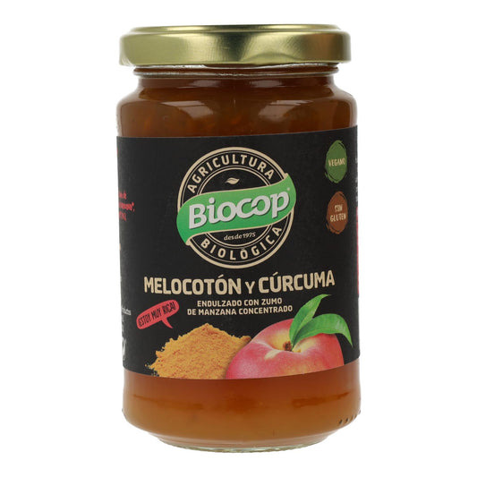 Compota melocotón y cúrcuma Biocop 265 g