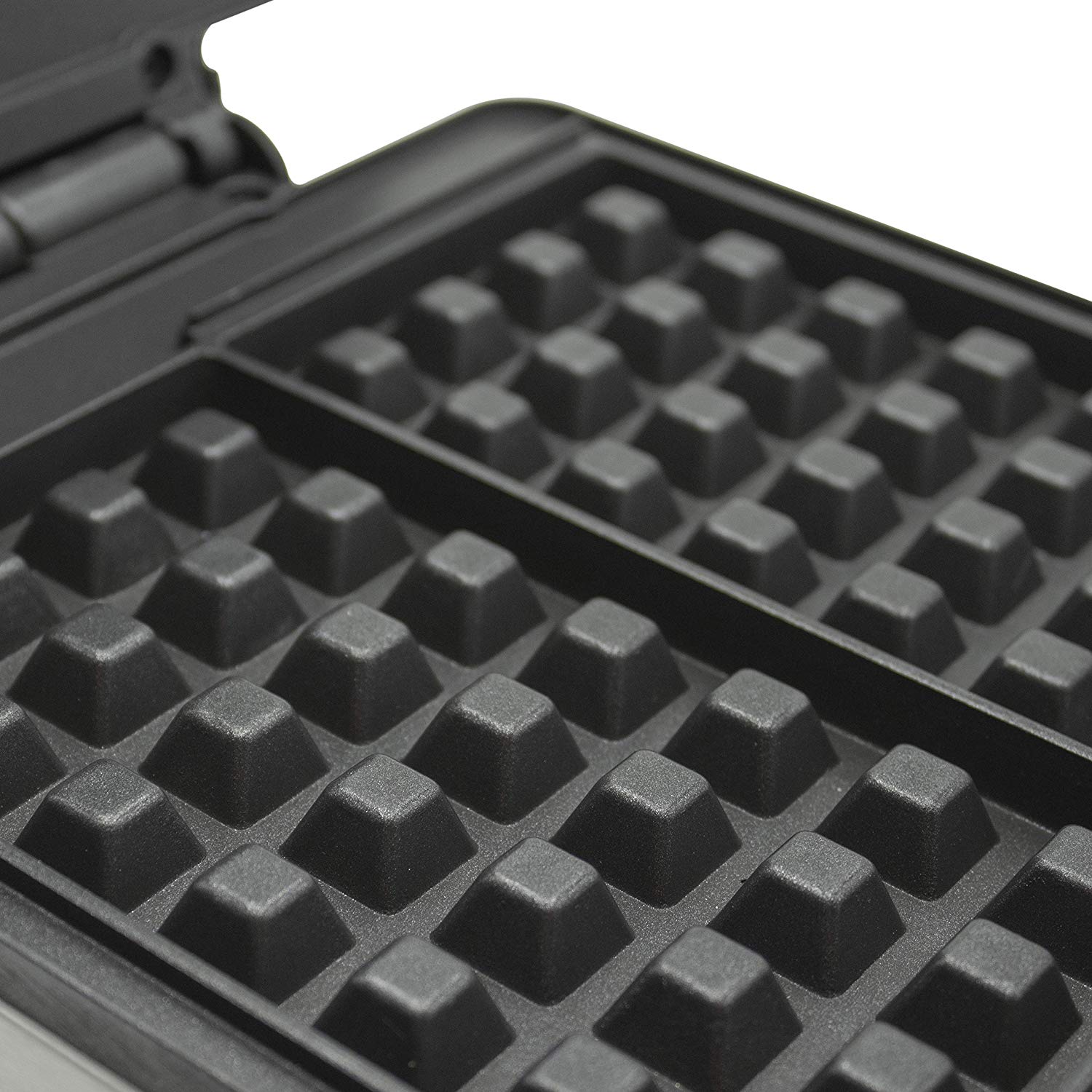 Gofrera Eléctrica, 2 Gofres Belgas Gruesos, Antiadherente, Temperatura Automática, Carcasa Tacto Frío Mpm Mpm-mgo-25 Blanco