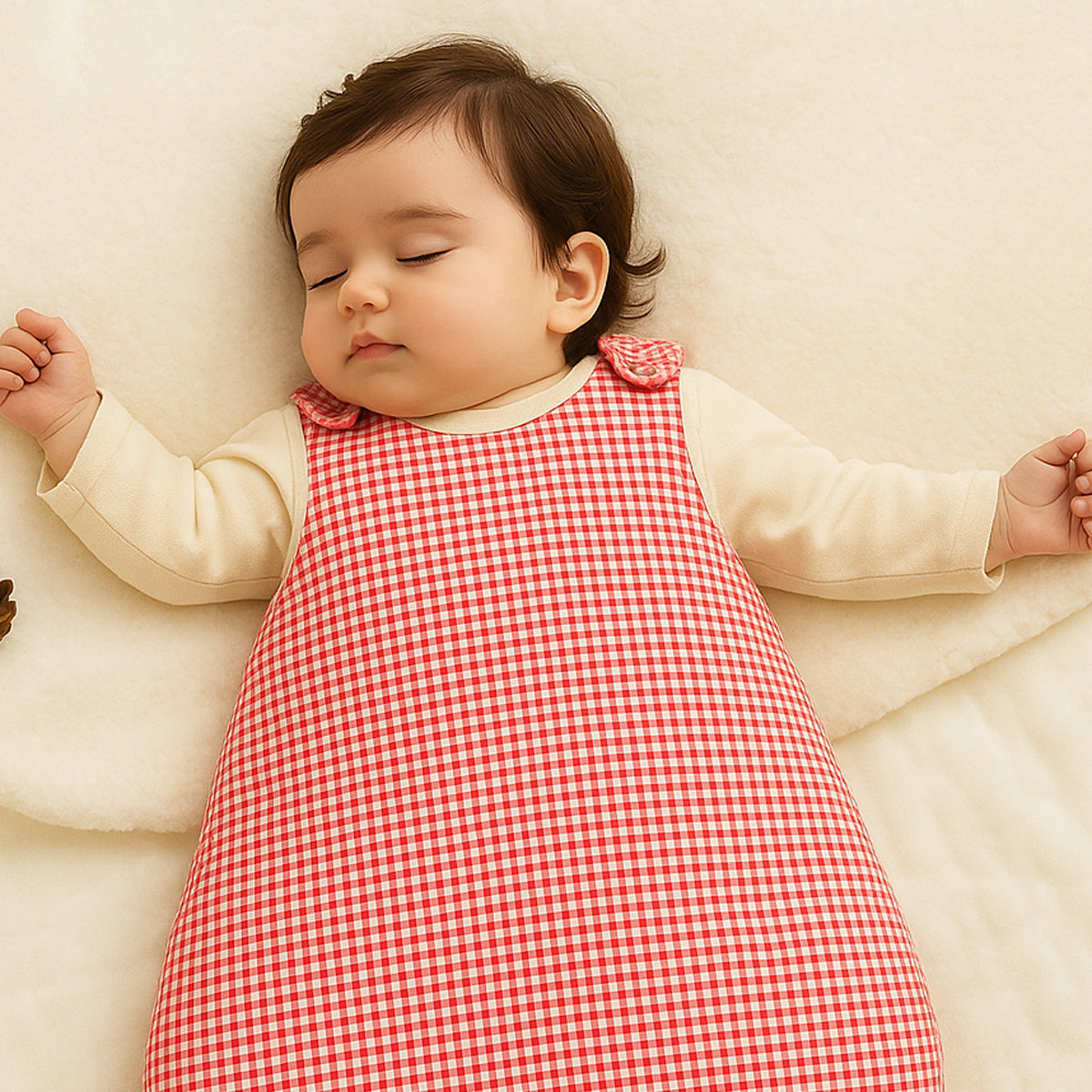 Saco De Dormir De Invierno De Algodón Orgánico Vichy