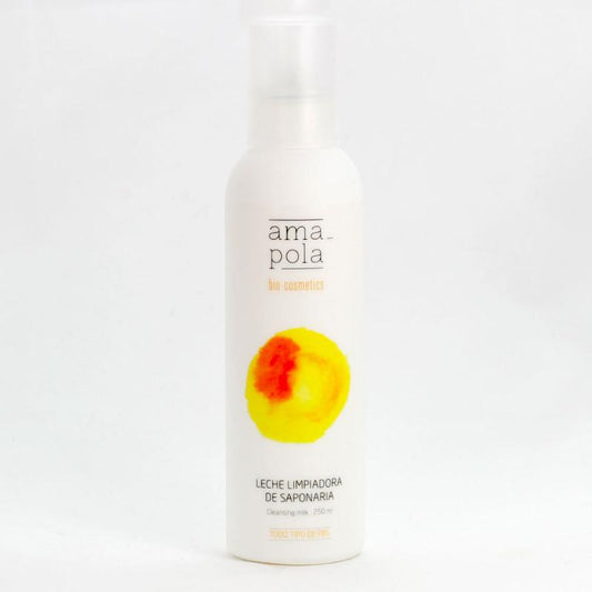 Leche limpiadora de saponaria Amapola Biocosmetics 250 ml