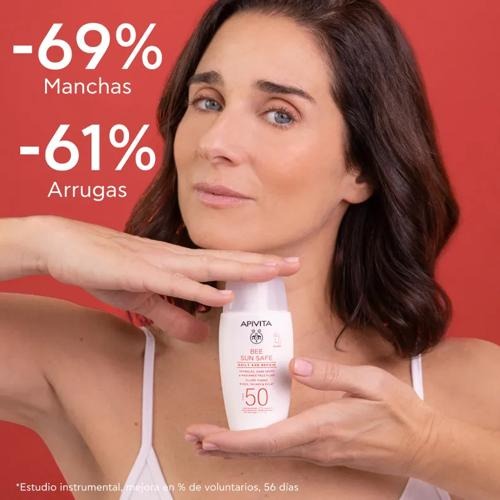 Reparación Antiedad Diaria SPF50 Bee Sun Safe Apivita 100 ml
