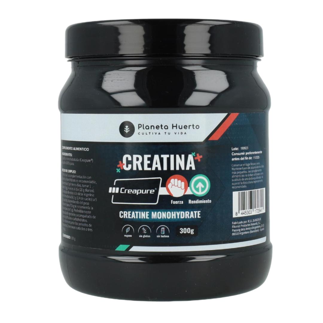 Pack rendimiento muscular Planeta Huerto Creatina Creapure 300 g + Fat Burner 90 caps