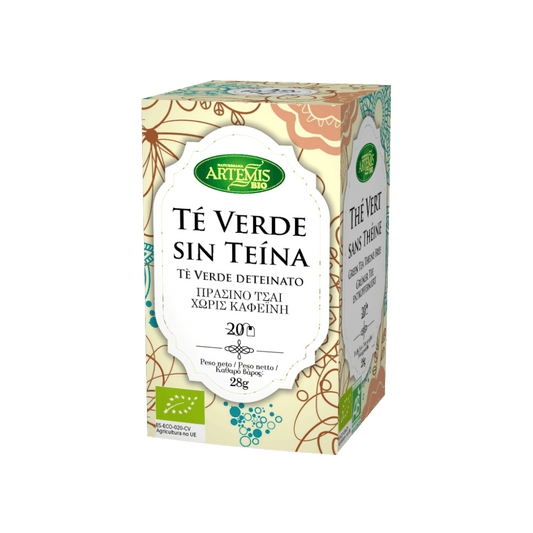Té Verde sin teina Artemis, 20 bolsitas