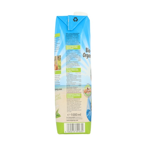 Agua de coco Bio Dr. Goerg  1 L