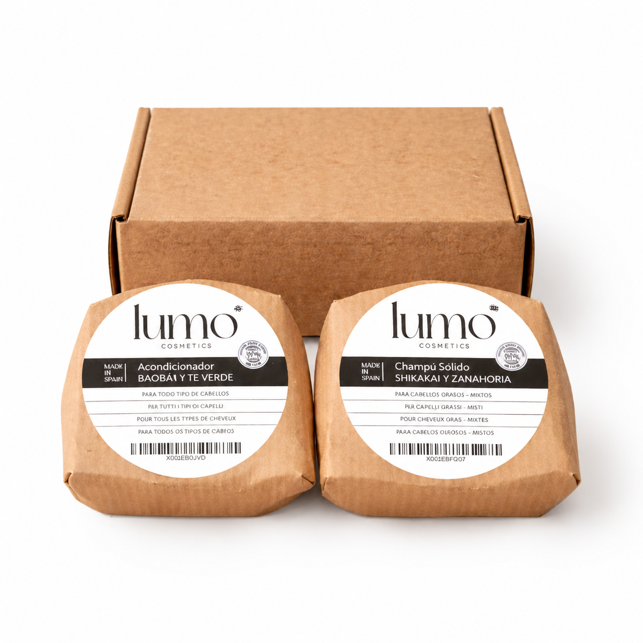 Pack Capilar Equilibrio | Acondicionador Baobab + Champú Sólido Shikakai | Lumo Cosmetics_0