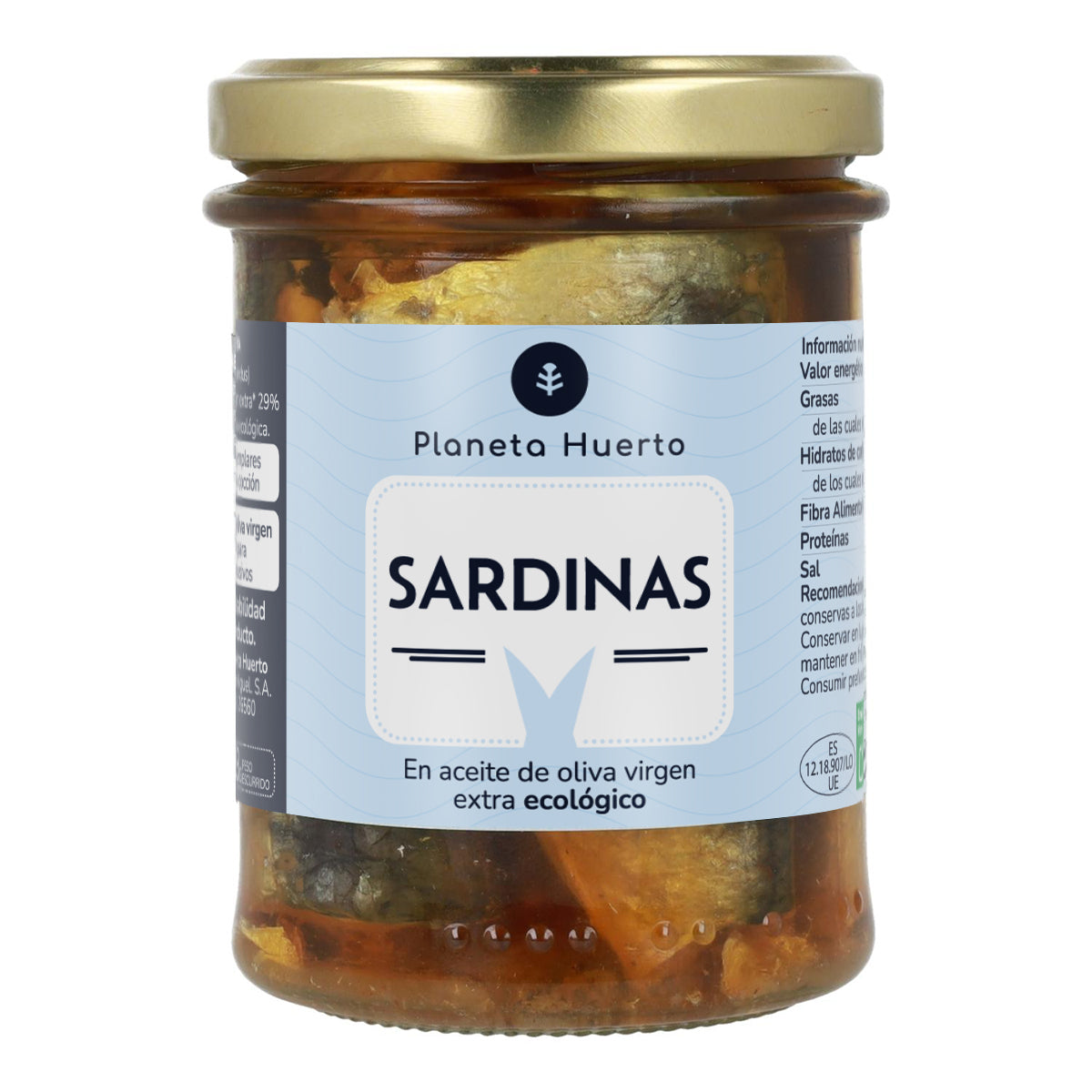 Sardinas en aceite de oliva ECO Planeta Huerto 190 g