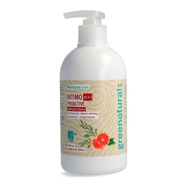 Bio gel de higiene intima proactive ph 4.0 – bienestar de la mujer – 500ml