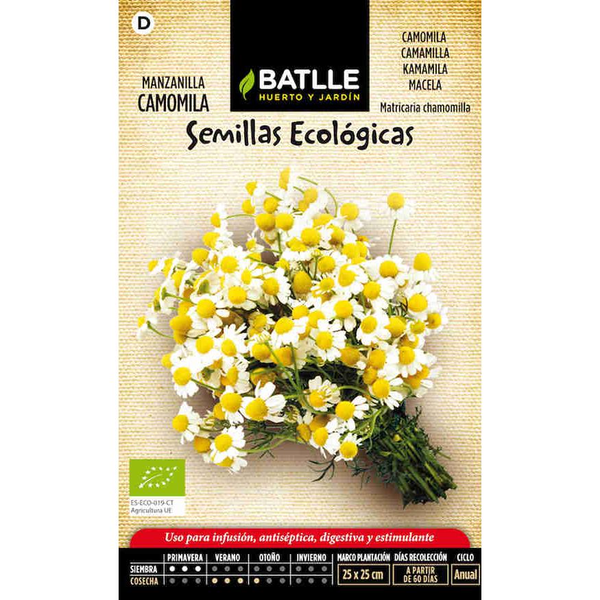 Semillas ecológicas de Manzanilla Camomila