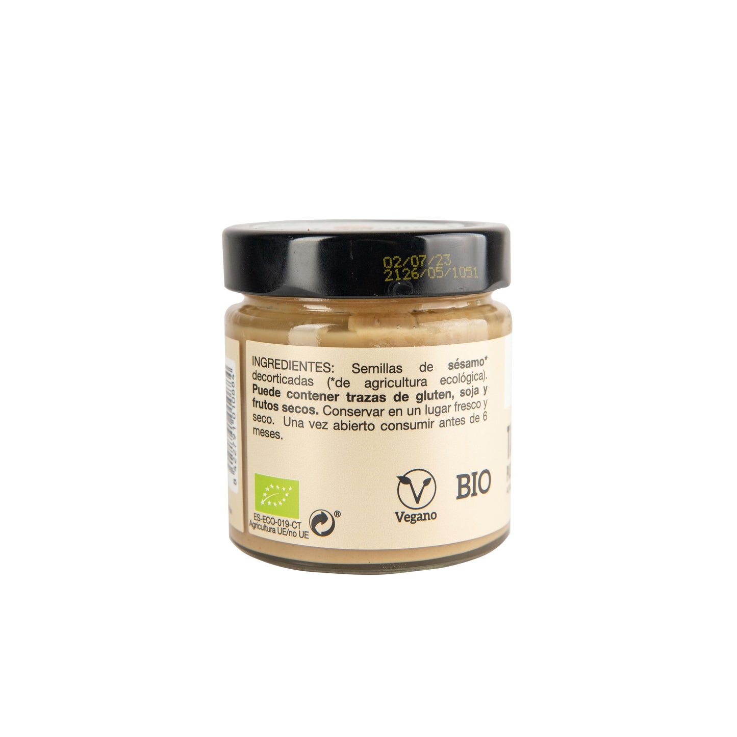 TAHIN BLANCO VEGETALIA SIN SAL BIO VEGETALIA 180g