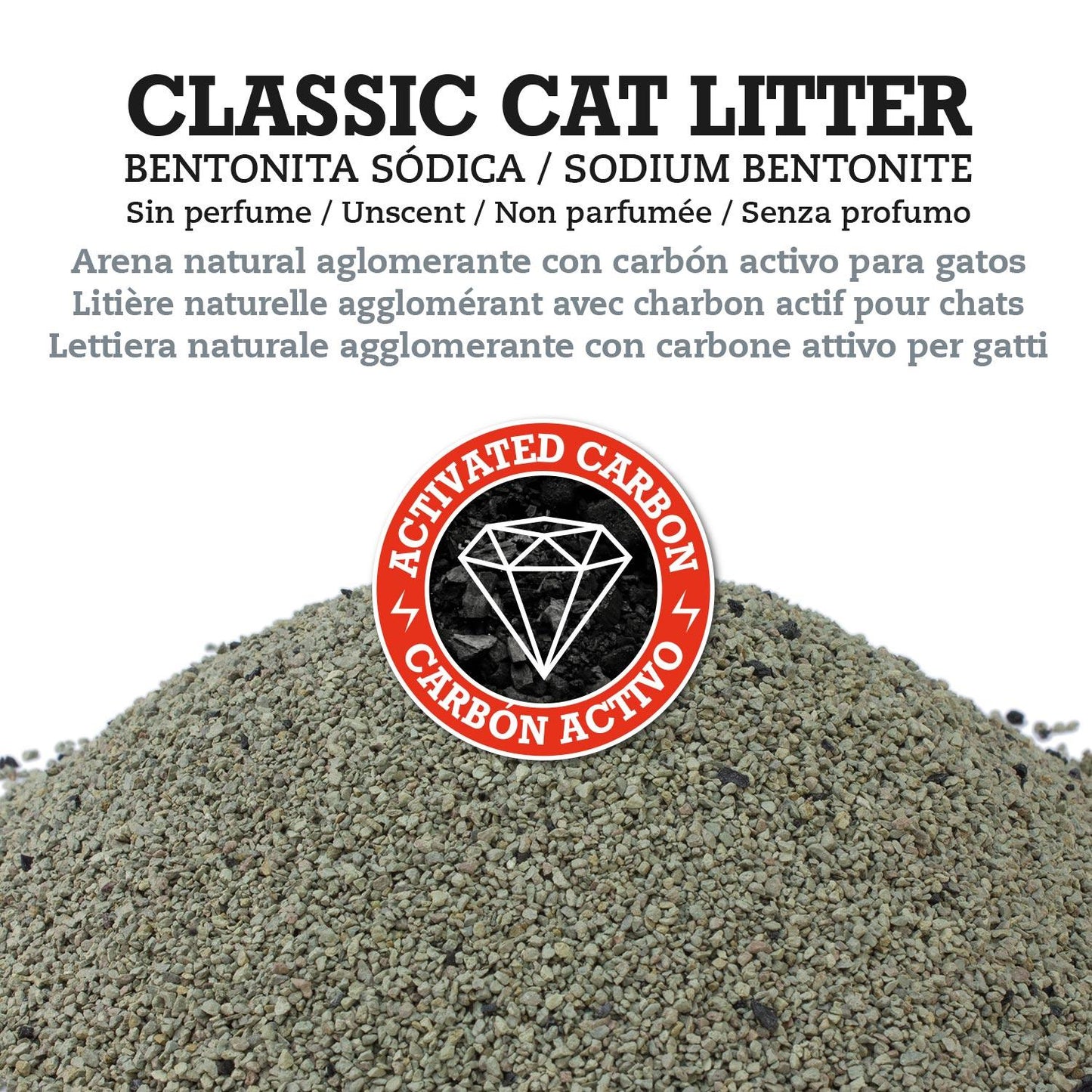 Classic Cat Litter Arquivet 10 Kg Arena aglomerante bentonita