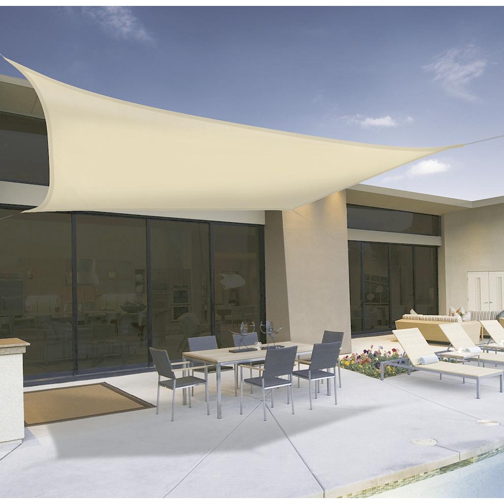 Toldo vela impermeable Sunnet kit cuadrada 3,6mx3,6m