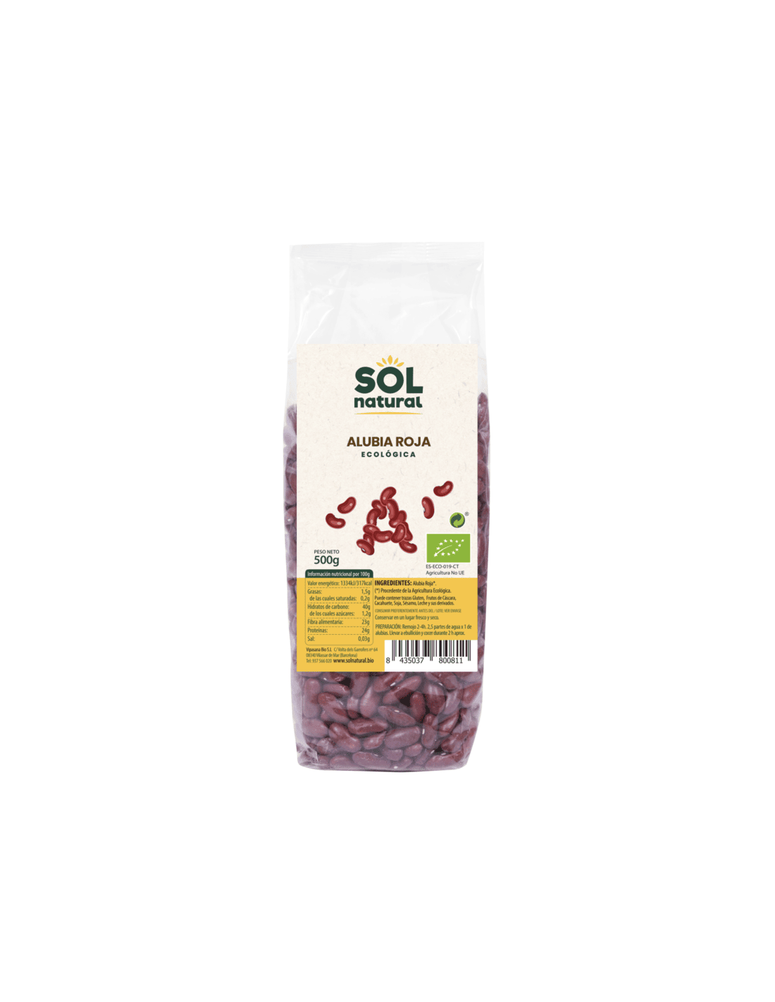 Alubia Roja Bio - Sol Natural