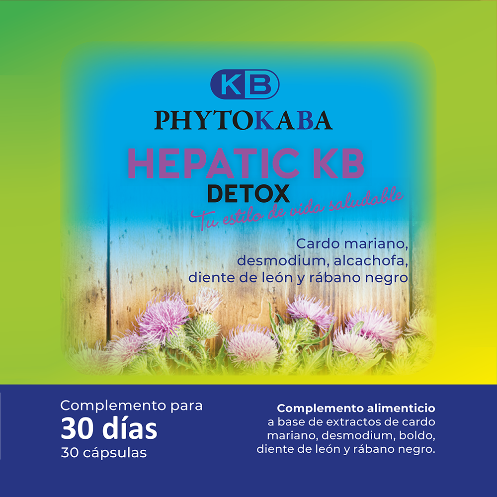 Hepatic Kb 30 Cápsulas Detoxifica. Depurativo_2