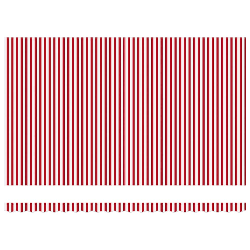 Toldo Retráctil Rojo Y Blanco 500 X 300 X 165 Cm_5