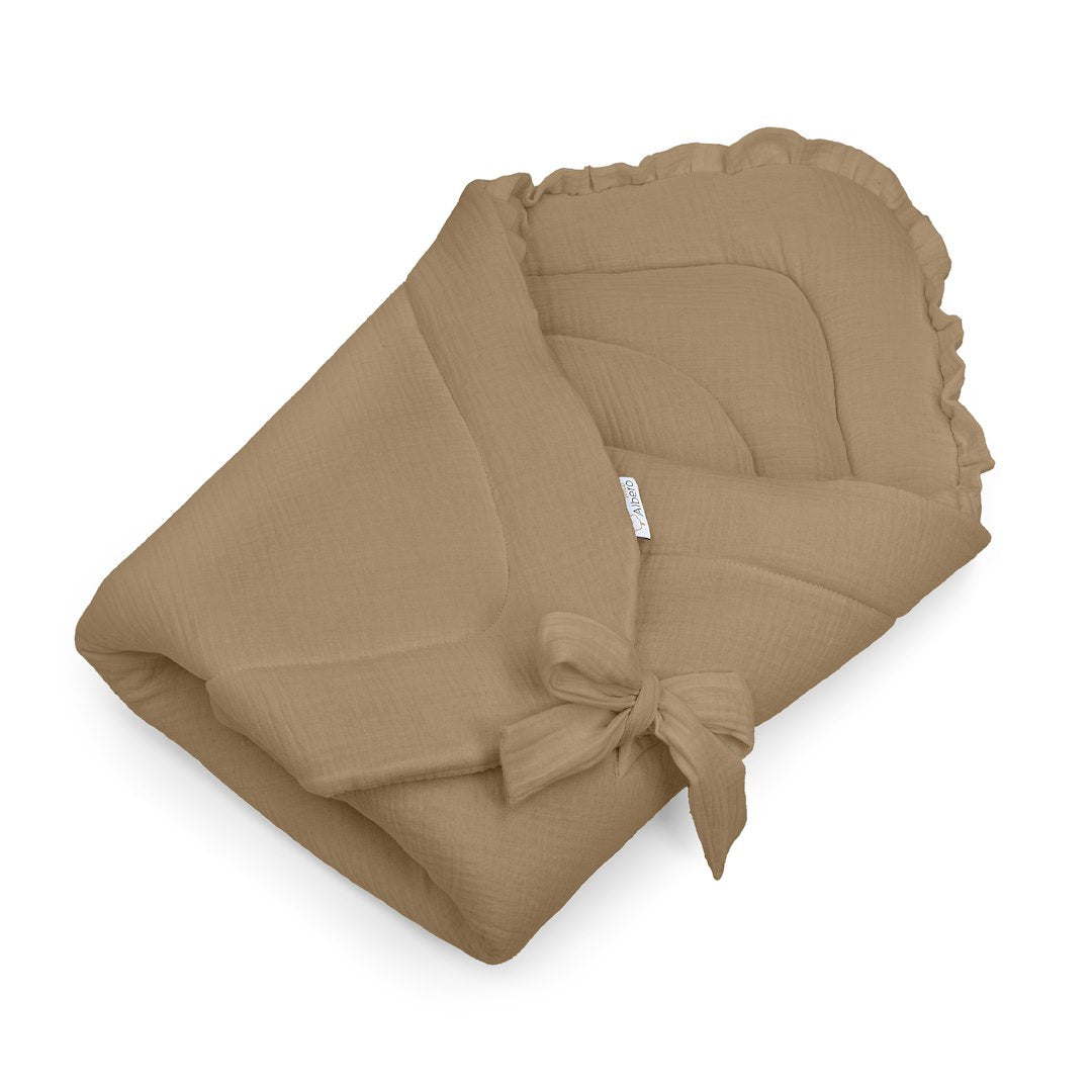 Saco Capazo 4 En 1 Muselina Camel